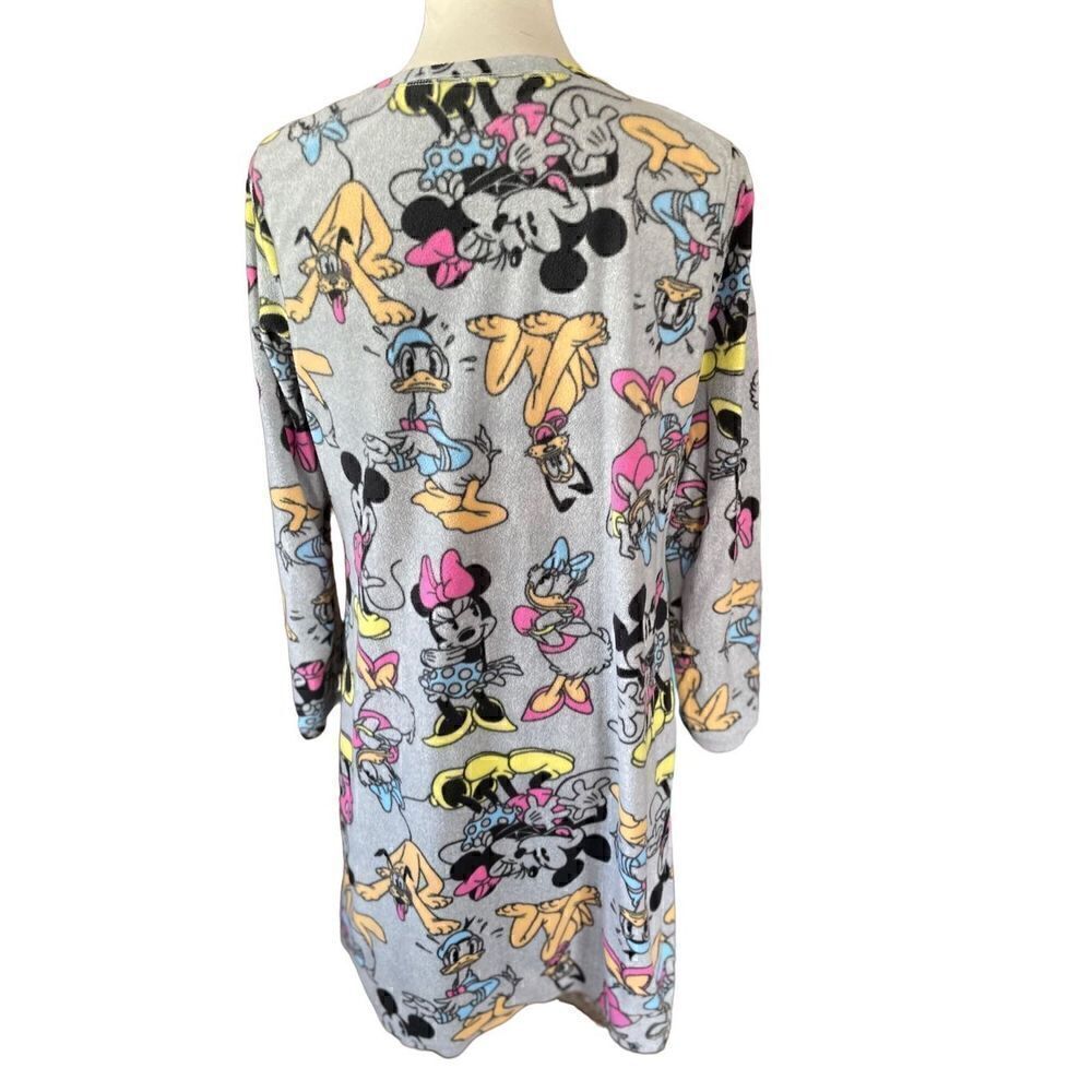 Disney Long Sleeve Gray Pajama Shirt Size Large - Picture 2 of 8